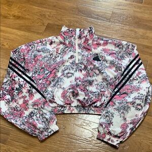 Adidas Crop Pullover Jacket